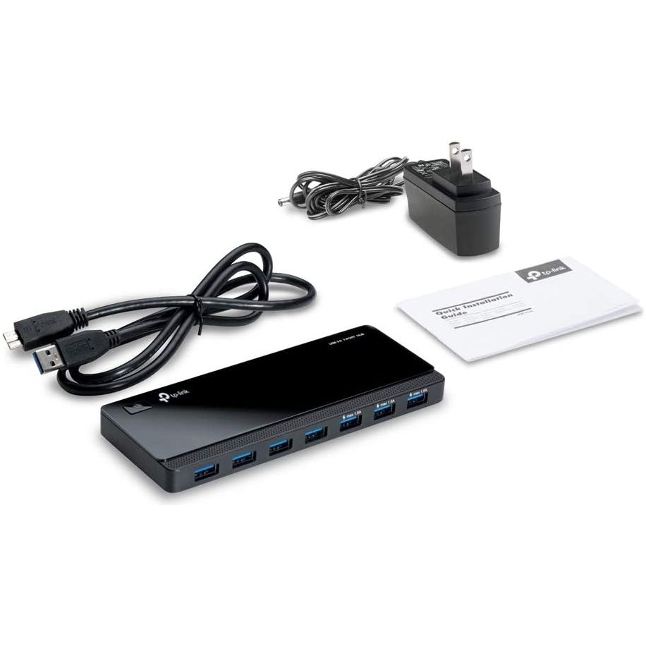 Buy TP-Link,TP-Link UH700 USB 3.0 Hub – 7-Port Docking Station with 5Gbps Transfer Speed, 1.5A Fast Charging, Power Adapter & 1m Cable – Windows, macOS & Linux Compatible - Gadcet UK | UK | London | Scotland | Wales| Near Me | Cheap | Pay In 3 | Network Cards & Adapters