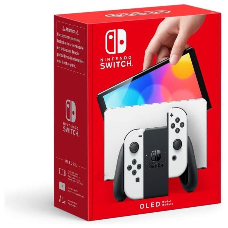 Nintendo Switch OLED Model Console 64GB White Gadcet UK Video