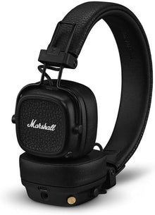 Marshall Major V On-Ear Wireless Headphones – Black, 100+ Hour Battery, Bluetooth 5.3, Wireless Charging