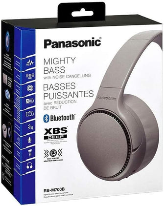 Buy Panasonic,Panasonic RB-M700BE-C  - Deep Bass Wireless Overhead Headphones with Active Noise Cancelling - Cream - Gadcet UK | UK | London | Scotland | Wales| Ireland | Near Me | Cheap | Pay In 3 | Headphones