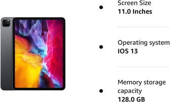 Buy Apple,Apple iPad Pro 11" 2nd Gen (A2228) Wi-Fi 128GB - Space Grey - Gadcet.com | UK | London | Scotland | Wales| Ireland | Near Me | Cheap | Pay In 3 | Tablet Computers