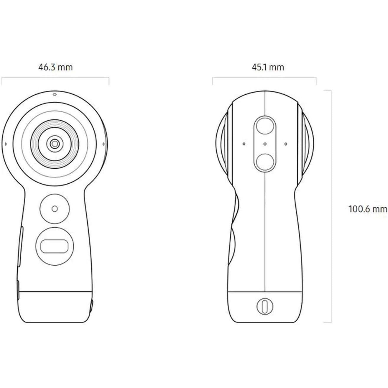 Buy Samsung,Samsung Gear 360 (2017) Sm-R210 Camera - Gadcet UK | UK | London | Scotland | Wales| Near Me | Cheap | Pay In 3 | 360-Degree Digital Cameras