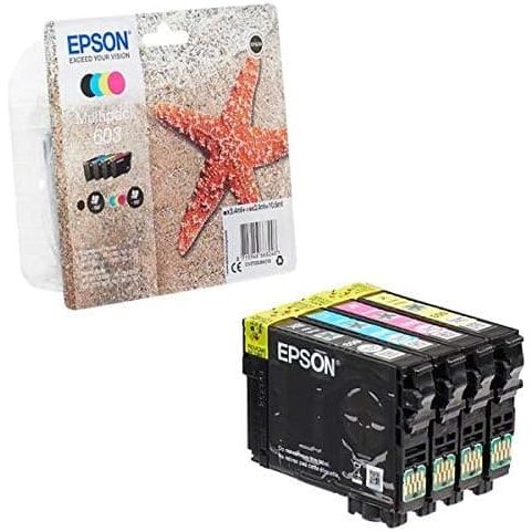 Epson 603 Starfish Genuine - 4-Colours Multipack Ink Cartridges– Gadcet UK