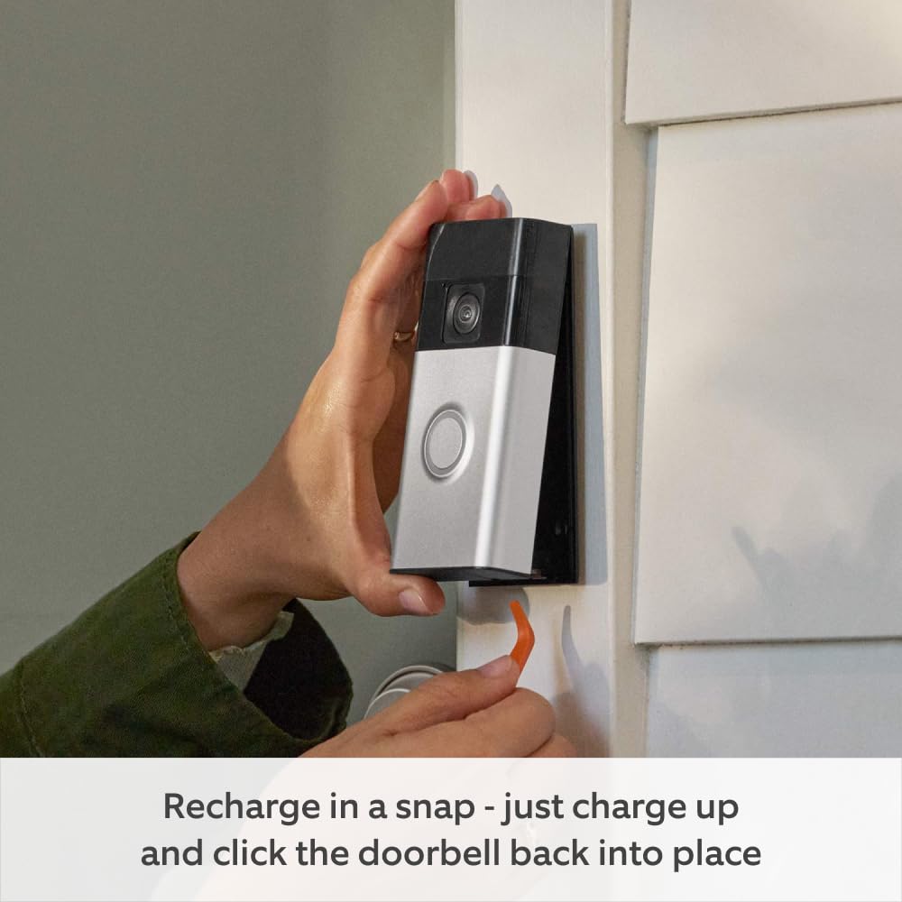 Buy Ring,Ring Battery Video Doorbell (2024 Release)Ring Battery Video Doorbell (2024) – Wireless HD Camera, Easy 5-Min Install, Built-In Battery - Gadcet UK | UK | London | Scotland | Wales| Near Me | Cheap | Pay In 3 | Surveillance Cameras