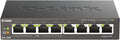 D-Link DGS-1008P 8-Port Gigabit Unmanaged PoE+ Network Switch – 4 PoE Ports, 60W Power Budget, Plug & Play, Metal Case