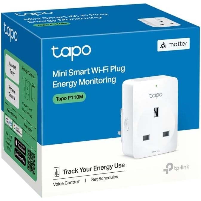 Tapo P110M | Presa Smart Wi-Fi con monitoraggio consumi | Certificata Tapo P110M | Presa Smart Wi-Fi con monitoraggio consumi | Certificata