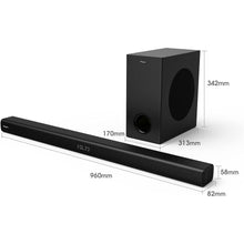 Buy Hisense,Hisense HS218 2.1ch Sound Bar with Wireless Subwoofer – 200W, Dolby Audio, Bluetooth, HDMI ARC/Optical/AUX/USB, 3 EQ Modes, Black - Gadcet UK | UK | London | Scotland | Wales| Near Me | Cheap | Pay In 3 | Speakers