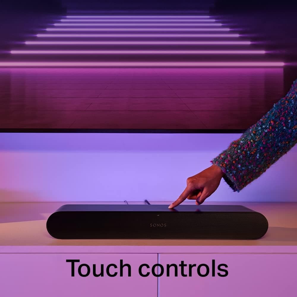 Buy Sonos,Sonos Ray Soundbar - Compact, Blockbuster Sound for Movies, Gaming, and Music Apple AirPlay Compatible, Black - Gadcet UK | UK | London | Scotland | Wales| Near Me | Cheap | Pay In 3 | Soundbar Speakers