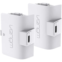 Buy Venom,Venom High Capacity 1100mAh Rechargeable Battery Twin Pack - White for Xbox Series X|S & Xbox One - Gadcet UK | UK | London | Scotland | Wales| Near Me | Cheap | Pay In 3 | Video Game Console & Controller Batteries