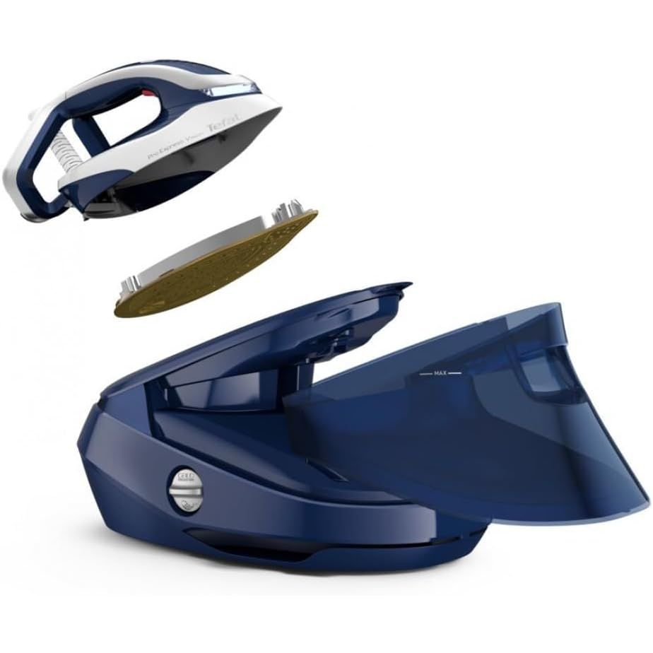 Buy TEFAL,TEFAL Pro Express Vision GV9812 High Pressure Steam Generator Iron - Blue & White - Gadcet UK | UK | London | Scotland | Wales| Near Me | Cheap | Pay In 3 | Ironing Systems