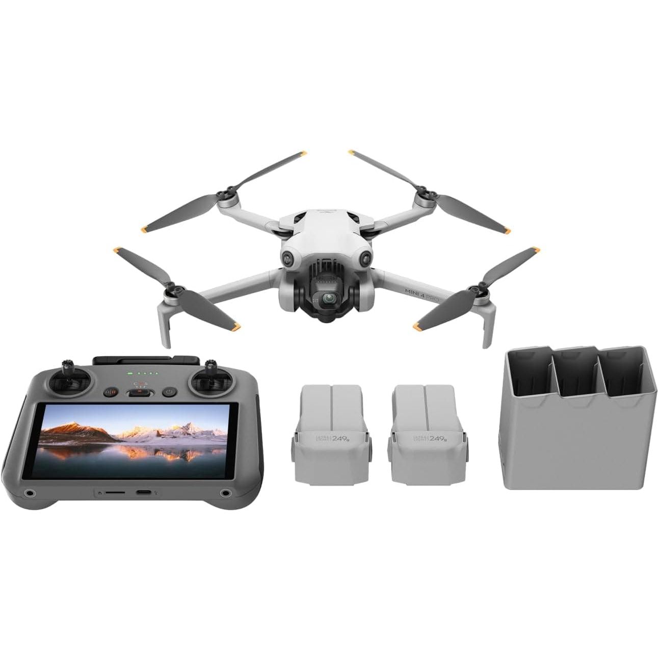 Buy DJI,DJI Mini 4 Pro Fly - More Combo with DJI RC 2 - Lightweight - Compact - Gray - Gadcet UK | UK | London | Scotland | Wales| Ireland | Near Me | Cheap | Pay In 3 | Video Cameras