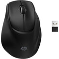 HP Tilt Ergonomic Mouse 720M Rechargeable Wireless + Bluetooth Mouse | Ultra-fast Rechargeable Supercapacitor | 1 Month Usage from a 3-Minute Charge | 7 Programmable Buttons | 6000 DPI Sensor | Black