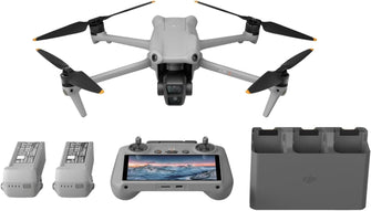 Buy DJI,DJI Air 3 Drone Fly More Combo 4K HDR with DJI RC 2 Remote, Dual Cameras (Tele & Wide-Angle), 48MP, 46-Min Flight Time, O4 System, Includes 2 Extra Batteries - Gadcet UK | UK | London | Scotland | Wales| Near Me | Cheap | Pay In 3 | Drones