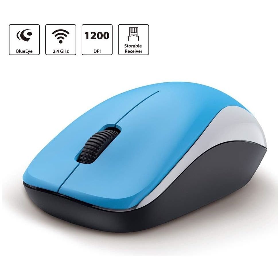 Buy Genius,Genius NX 7000 Wireless Mouse 1200 DPI; 2.4 GHz - Blue-Eye Sensor - Blue - Gadcet.com | UK | London | Scotland | Wales| Ireland | Near Me | Cheap | Pay In 3 | Mice & Trackballs