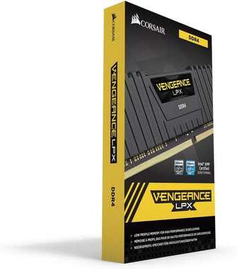 Buy Corsair,Corsair CMK16GX4M1A2400C16 Vengeance LPX 16 GB (1 x 16 GB) DDR4 2400 MHz C16 XMP 2.0 High Performance Desktop Memory Kit, Black - Gadcet UK | UK | London | Scotland | Wales| Ireland | Near Me | Cheap | Pay In 3 | RAM