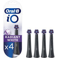 Buy Oral-B,Oral-B iO Radiant White Electric Toothbrush Head, Angled Bristles Deeper Plaque Removal, With Polishing Petals For Teeth Whitening, Pack of 4 Toothbrush Heads, Black - Gadcet UK | UK | London | Scotland | Wales| Near Me | Cheap | Pay In 3 | Toothbrush