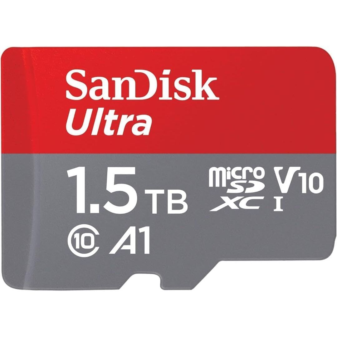 Buy SanDisk,SanDisk 1.5TB Ultra microSDXC Card + SD Adapter - Full HD, Up to 150MB/s, A1 App Performance, UHS-I, Class 10, U1 - Gadcet UK | UK | London | Scotland | Wales| Near Me | Cheap | Pay In 3 | Flash Memory Cards