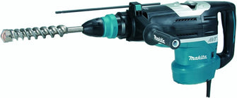 Makita HR5212C 240V AVT Rotary Demolition Hammer with Carry Case - Black/Blue