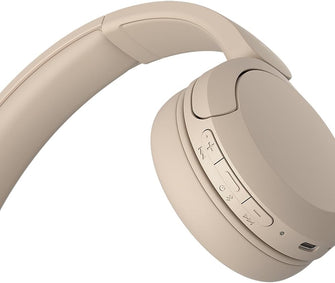 Buy Sony,Sony WH-CH520 Wireless Bluetooth Headphones - up to 50 Hours Battery Life with Quick Charge, On-ear style - Beige - Gadcet UK | UK | London | Scotland | Wales| Near Me | Cheap | Pay In 3 | Headphones & Headsets