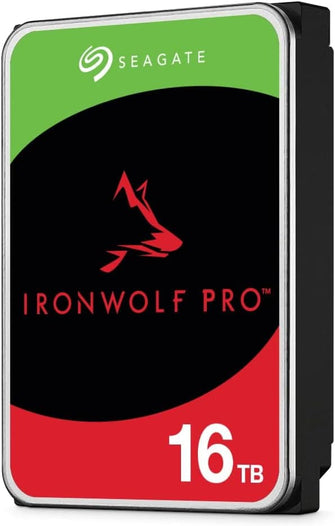 Buy Seagate,Seagate IronWolf Pro 16TB NAS Internal Hard Drive, 3.5" CMR, SATA 6 Gb/s, 7200 RPM, 256MB Cache, for RAID Network Attached Storage (ST16000NE000) - Gadcet UK | UK | London | Scotland | Wales| Near Me | Cheap | Pay In 3 | Hard Drives