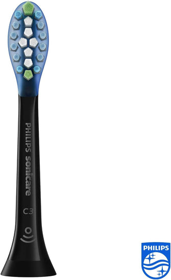 Buy Philips,Philips Sonicare Original C3 Premium Plaque Defence Standard Sonic Toothbrush heads - 2 Pack in Black - Gadcet UK | UK | London | Scotland | Wales| Near Me | Cheap | Pay In 3 | Toothbrushes