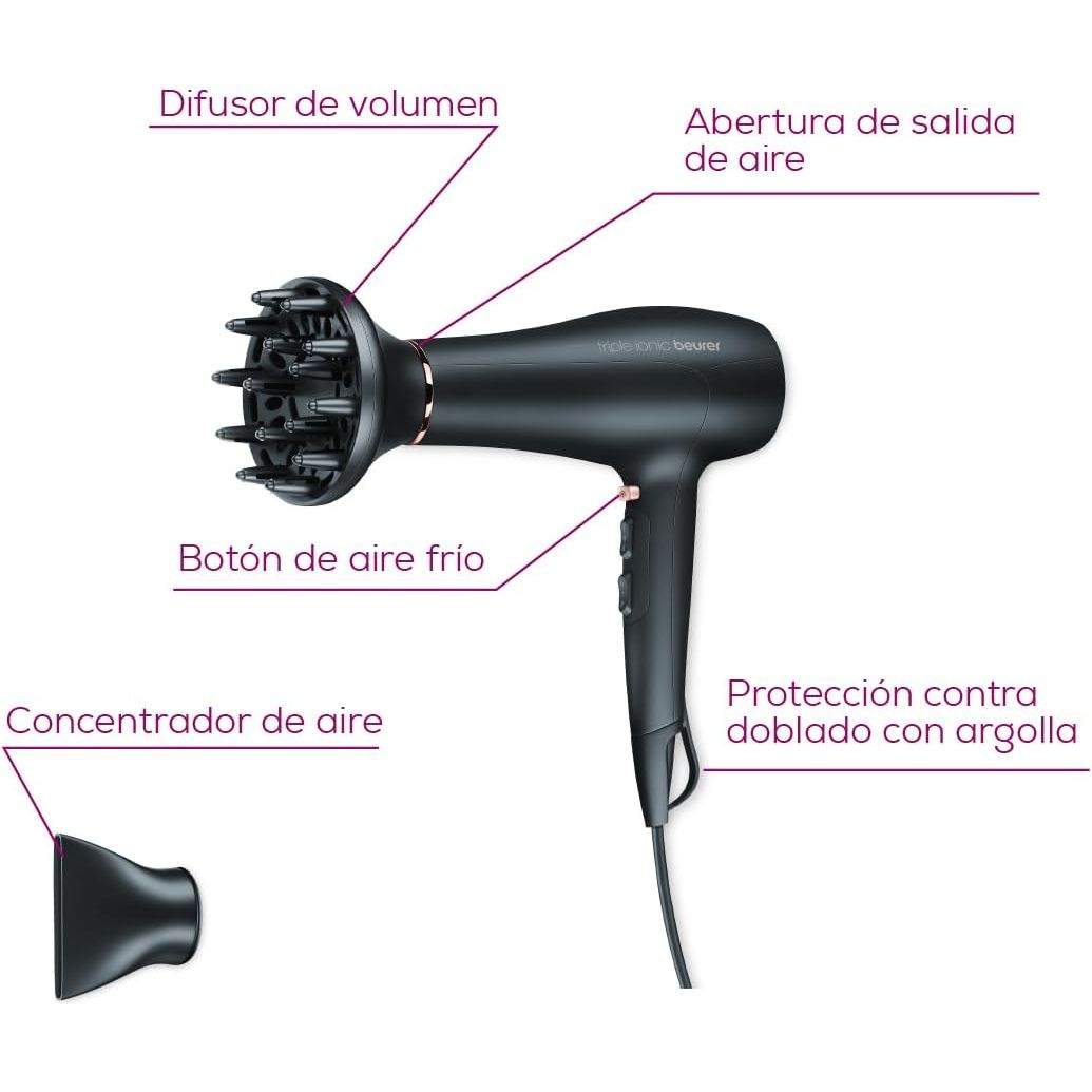 Buy Beurer,Beurer Style Pro HC50UK Triple Ionic Hair Dryer - Gadcet UK | UK | London | Scotland | Wales| Near Me | Cheap | Pay In 3 | Hair Dryers