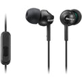 Buy Sony,Sony MDR-EX110AP In-Ear Headphones – Deep Bass, Mic & Smartphone Control (Metallic Black) - Gadcet UK | UK | London | Scotland | Wales| Near Me | Cheap | Pay In 3 | Headphones & Earphones