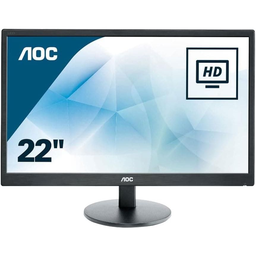 Buy AOC,AOC 21.5" Widescreen TN LED Monitor - Full HD, 5ms, VGA, Black - Gadcet UK | UK | London | Scotland | Wales| Near Me | Cheap | Pay In 3 | Computer Monitor