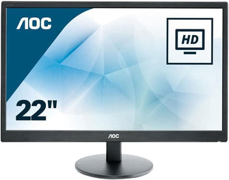 Buy AOC,AOC 21.5" Widescreen TN LED Monitor - Full HD, 5ms, VGA, Black - Gadcet UK | UK | London | Scotland | Wales| Near Me | Cheap | Pay In 3 | Computer Monitor