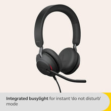 Buy Jabra,Jabra Evolve2 40 SE Wired Stereo Headset – Noise Cancelling, 3-Mic Call Tech, USB-A, MS Teams Certified, Black - Gadcet UK | UK | London | Scotland | Wales| Near Me | Cheap | Pay In 3 | Headsets