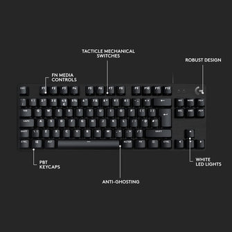 Buy Logitech,Logitech G413 TKL SE Mechanical Gaming Keyboard - Tactile Switches, Backlit, Anti-Ghosting, Windows/macOS Compatible, QWERTY UK Layout, Black - Gadcet UK | UK | London | Scotland | Wales| Ireland | Near Me | Cheap | Pay In 3 | Keyboards