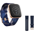 Buy Fitbit,Fitbit Versa 2 Special Edition Health and Fitness Smart Watch with Heart Rate, Music, Alexa Built-In, Sleep and Swim Tracking, Navy and Pink Woven/Copper Rose, One Size (S and L Bands Included) - Gadcet UK | UK | London | Scotland | Wales| Ireland | Near Me | Cheap | Pay In 3 | Watches