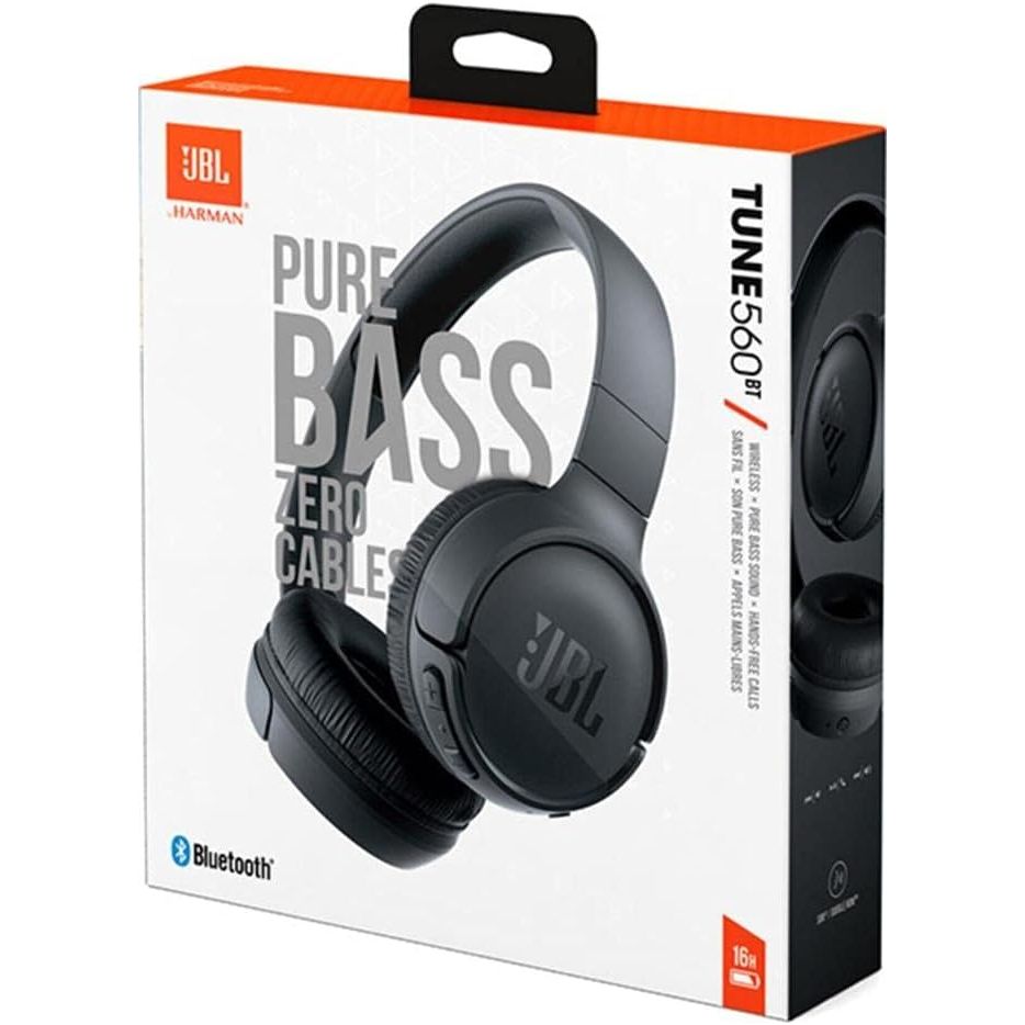 Buy JBL,JBL Tune 560BT Wireless Over-Ear Headphones 16 Hours Pure Bass Fast Charge Black - Gadcet UK | UK | London | Scotland | Wales| Near Me | Cheap | Pay In 3 | Over-Ear Headphones