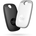 Buy Tile,Tile RE-51002 Pro (2022) Bluetooth key finder, 2-pack, 120m range, including community search function, iOS & Android app, compatible with Alexa & Google Home, 1x black, 1x white, black/white - Gadcet UK | UK | London | Scotland | Wales| Ireland | Near Me | Cheap | Pay In 3 | Security Safe Accessories