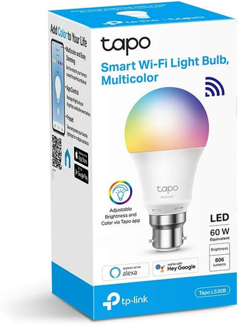 Buy Tapo,Tapo L535B Matter Smart Bulb B22 – 8.6W, 1055 lm, Dimmable & Tunable, Energy Monitoring, Works with Apple HomeKit, Alexa & Google - Gadcet UK | UK | London | Scotland | Wales| Near Me | Cheap | Pay In 3 | LED Light Bulbs