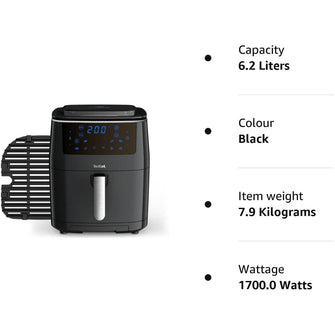 Buy Tefal,Tefal Easy Fry 3-in-1 XXL Digital Air Fryer, Grill and Steamer 6.2L Capacity 7 Programs inc Dehydrator Black FW201, 1700 W - Gadcet UK | UK | London | Scotland | Wales| Near Me | Cheap | Pay In 3 | Air Fryer & Grill
