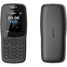 nokia,Nokia 106 4GB Dual Sim 2018 Dark Grey With LED Torch - FM Radio - Unlocked - Gadcet.com