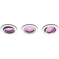 Buy Philips Hue,Philips Hue New Centura White and Colour Ambiance Smart Ceiling Light Spot 3 Pack [Round - White] with Bluetooth, Works with Alexa, Google Assistant and Apple Homekit - Gadcet UK | UK | London | Scotland | Wales| Ireland | Near Me | Cheap | Pay In 3 | Lighting Accessories