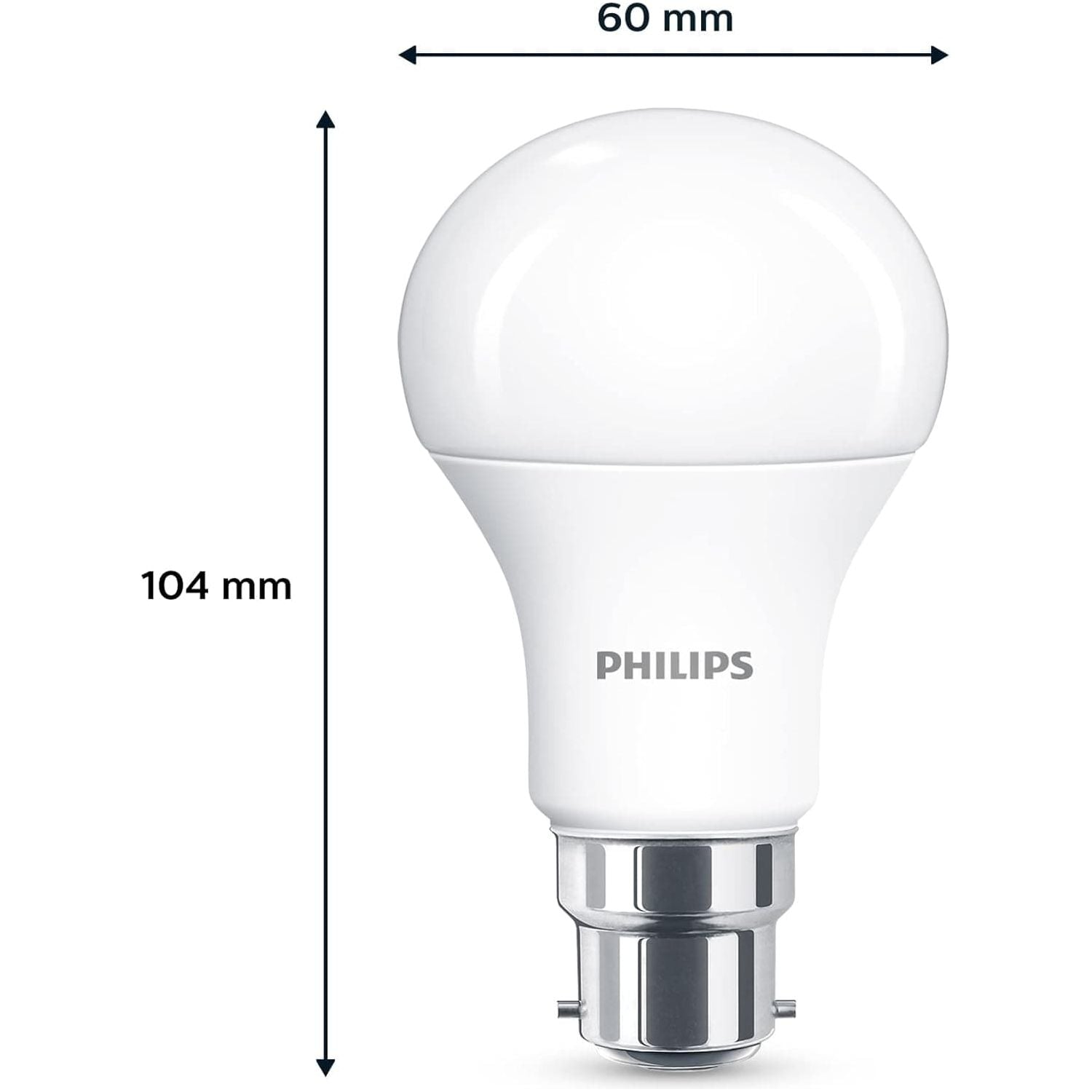 Buy PHILIPS,PHILIPS LED B22 Frosted 6 Pack Light Bulbs - 13 W (100 W) [Warm White] EyeComfort Non Dimmable for Indoor Home Lighting - Gadcet UK | UK | London | Scotland | Wales| Near Me | Cheap | Pay In 3 | LED Light Bulbs