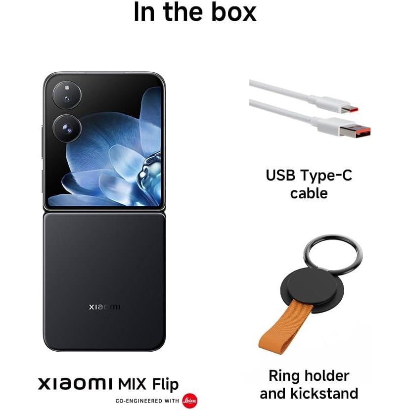 Xiaomi Mix Flip 5G 512GB Storage, 12GB RAM, Black Unlocked SIM