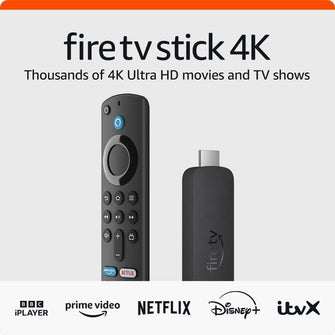 Buy Amazon,Amazon Fire TV Stick 4K Ultra HD (2nd Gen), Streaming Device with Alexa Voice Remote - Gadcet UK | UK | London | Scotland | Wales| Near Me | Cheap | Pay In 3 | Streaming & Home Media Players