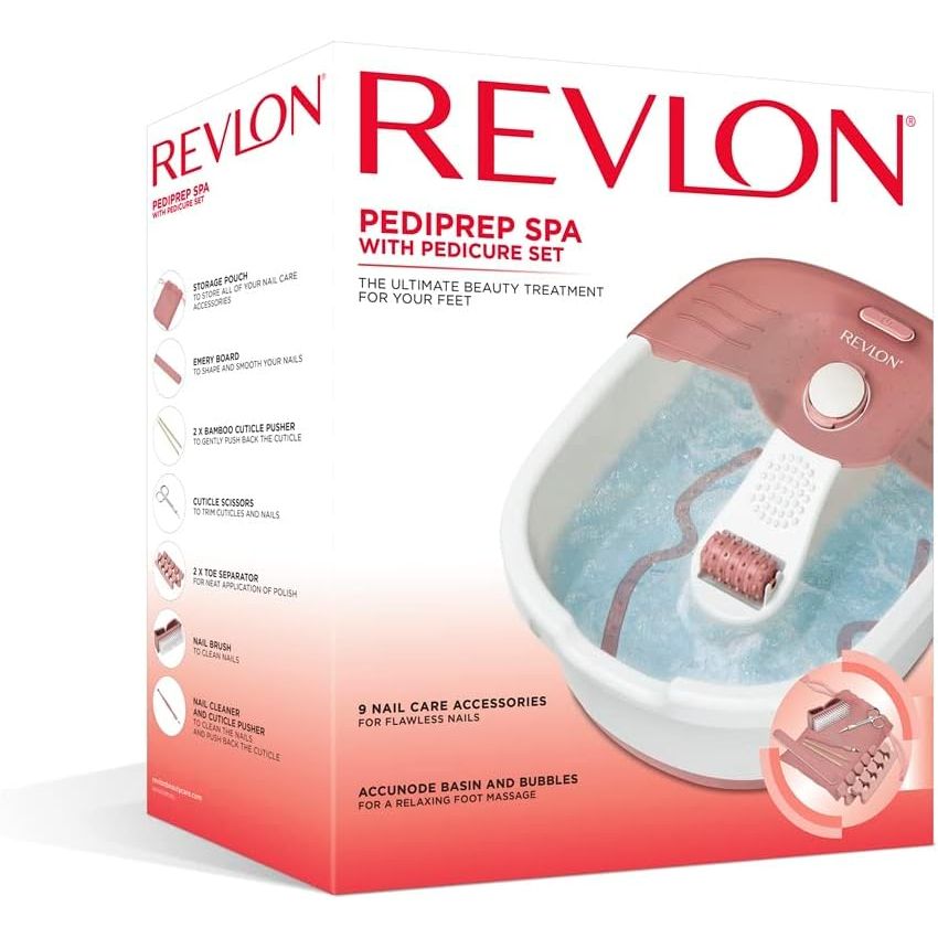 Buy REVLON,Revlon Pediprep Foot Spa – Salon-Quality Recovery and Restoration - Gadcet UK | UK | London | Scotland | Wales| Near Me | Cheap | Pay In 3 | Foot care