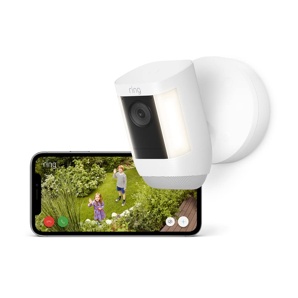 Buy Ring,Ring Spotlight Cam Pro Wired Outdoor Security Camera - Gadcet UK | UK | London | Scotland | Wales| Near Me | Cheap | Pay In 3 | Surveillance Cameras