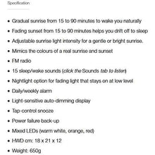 Buy Lumie,Lumie Bodyclock Shine 300 - Wake-up Light Alarm Clock with Radio, 15 Sounds and Sleep Sunset - White - Gadcet UK | UK | London | Scotland | Wales| Ireland | Near Me | Cheap | Pay In 3 | Home Alarm Systems