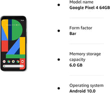 Buy Google,Google Pixel 4 64GB Just Black - Unlocked - Gadcet.com | UK | London | Scotland | Wales| Ireland | Near Me | Cheap | Pay In 3 | Mobile Phone
