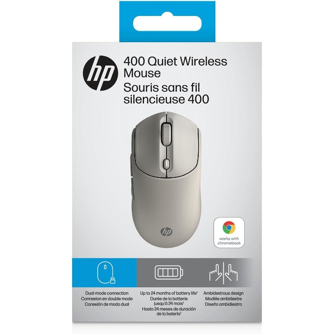 Buy HP,HP 400 Quiet Wireless Mouse – Dual Bluetooth & 2.4GHz USB, Silent Clicks, 6000 DPI (Maple) - Gadcet UK | UK | London | Scotland | Wales| Near Me | Cheap | Pay In 3 | Mice & Trackballs