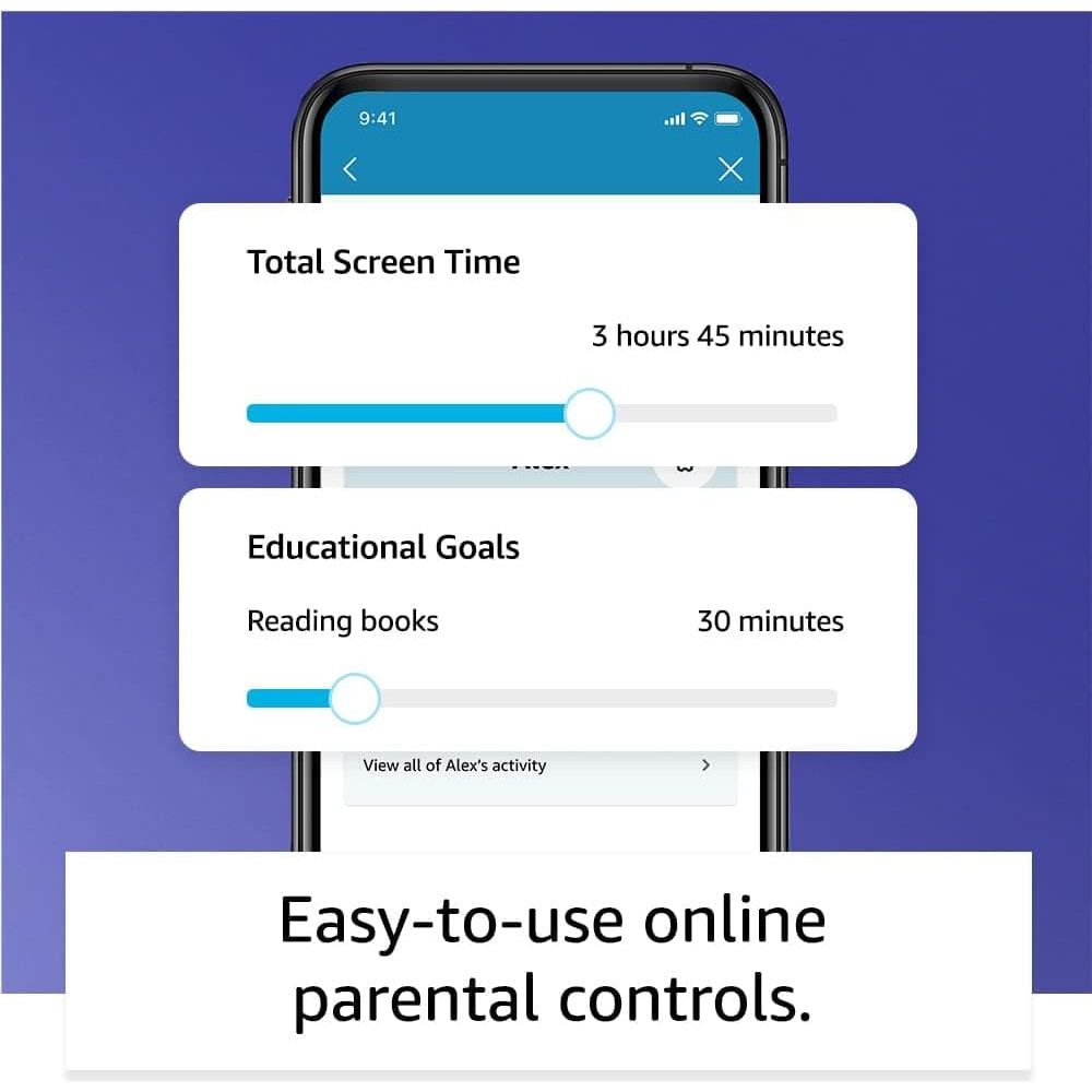 Buy Amazon,Amazon Fire HD 8 Kids Pro tablet | 8-inch HD display, ages 6–12, 30% faster processor, 13-hour battery life, Kid-Friendly Case, 32 GB, 2022 release, Cyber Sky - Gadcet UK | UK | London | Scotland | Wales| Ireland | Near Me | Cheap | Pay In 3 | Tablet Computers