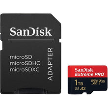 Buy SanDisk,SanDisk 1TB Extreme PRO microSDXC Card with RescuePro Deluxe, 200 MB/s, A2 App Performance, UHS-I Class 10 U3 V30, for Smartphones, Action Cameras, Drones - Gadcet UK | UK | London | Scotland | Wales| Near Me | Cheap | Pay In 3 | Flash Memory Cards