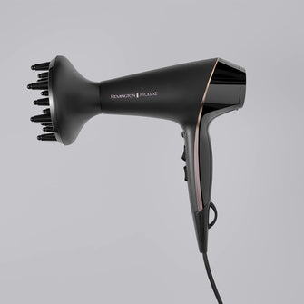 Buy Remington,Remington PROluxe Midnight AC9140B Hair Dryer | 2400W, OPTIheat Technology, Ionic Conditioning, Diffuser & 2 Concentrators, Black - Gadcet UK | UK | London | Scotland | Wales| Near Me | Cheap | Pay In 3 | Hair Clippers & Trimmers