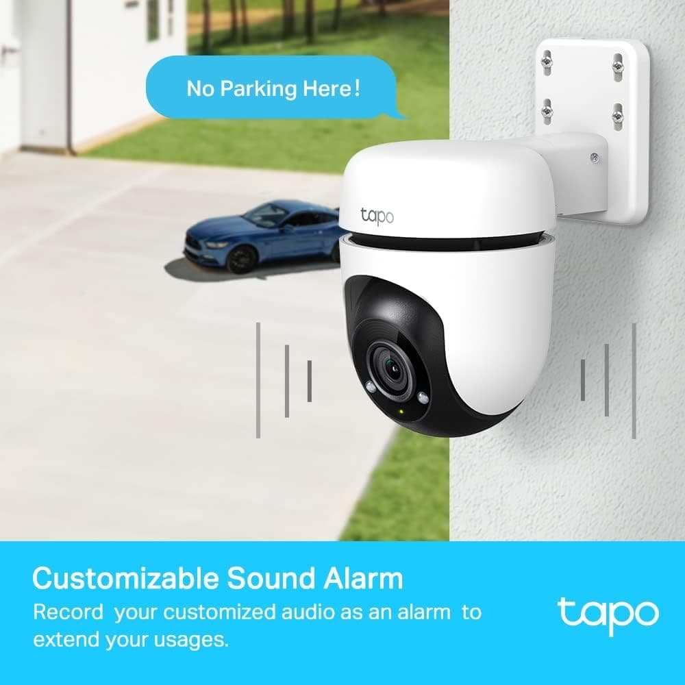 Buy Tapo,Tapo 1080p Full HD Pan/Tilt WiFi Outdoor Security Camera, 360° Smart Person/Motion Detection, IP65 Weatherproof, Night Vision, Cloud &SD Card Storage, Works with Alexa & Google Home (TC40) - Gadcet UK | UK | London | Scotland | Wales| Near Me | Cheap | Pay In 3 | Surveillance Camera Accessories